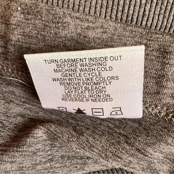 Threads 4 Thought Grey Sports Bra Top Tee XL ReActive Ribbed NWT Activewear - Picture 10 of 12